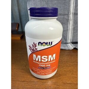 NOW FOODS MSM 1000 mg 240 Veg Capsules 12/2029